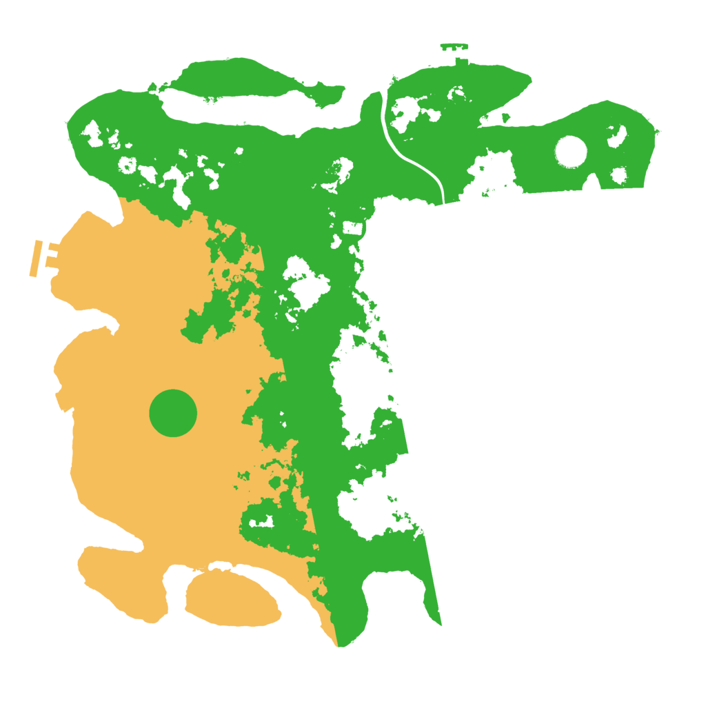 Biome Rust Map: Procedural Map, Size: 3900, Seed: 67851373