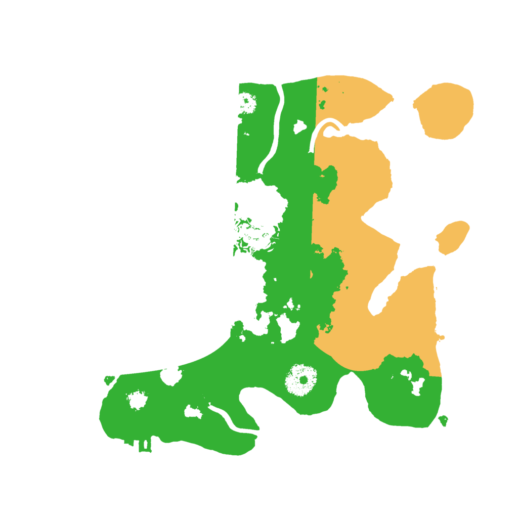 Biome Rust Map: Procedural Map, Size: 2500, Seed: 1159747362