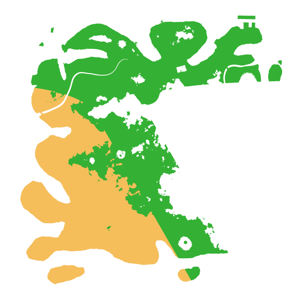 Biome Rust Map: Procedural Map, Size: 3500, Seed: 287522