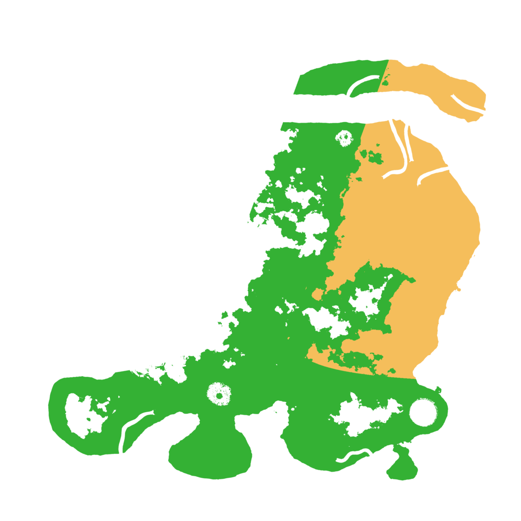 Biome Rust Map: Procedural Map, Size: 3350, Seed: 12