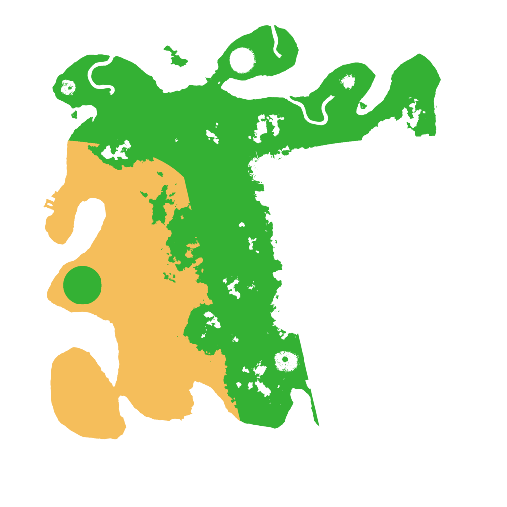 Biome Rust Map: Procedural Map, Size: 3500, Seed: 1352433518