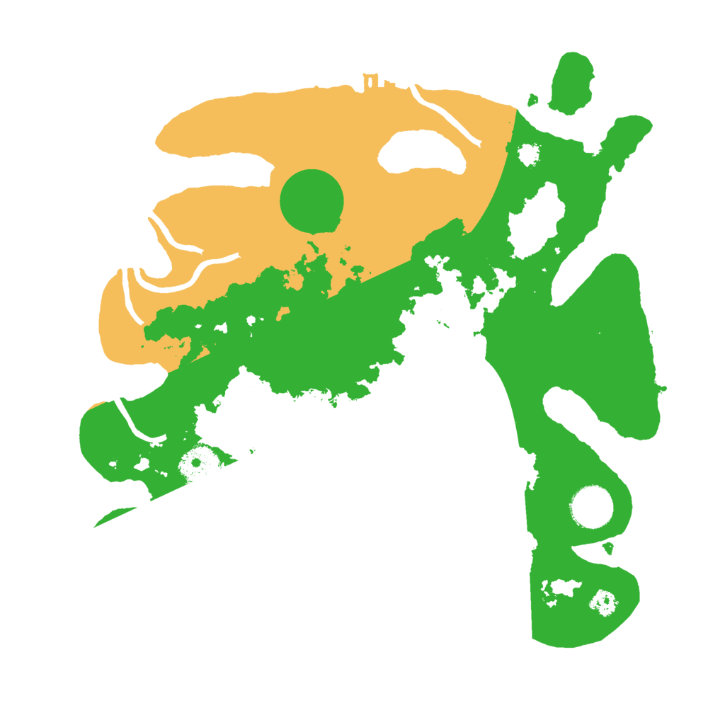 Biome Rust Map: Procedural Map, Size: 3000, Seed: 435943080