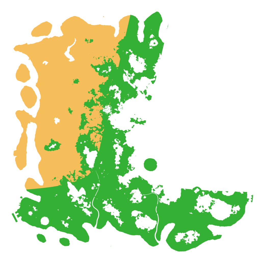 Biome Rust Map: Procedural Map, Size: 5500, Seed: 867539