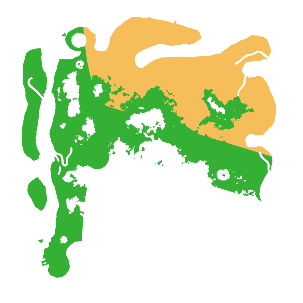 Biome Rust Map: Procedural Map, Size: 3684, Seed: 6851247