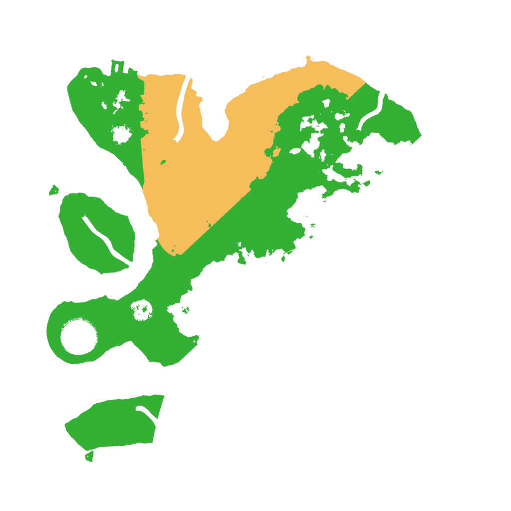 Biome Rust Map: Procedural Map, Size: 2500, Seed: 930164707
