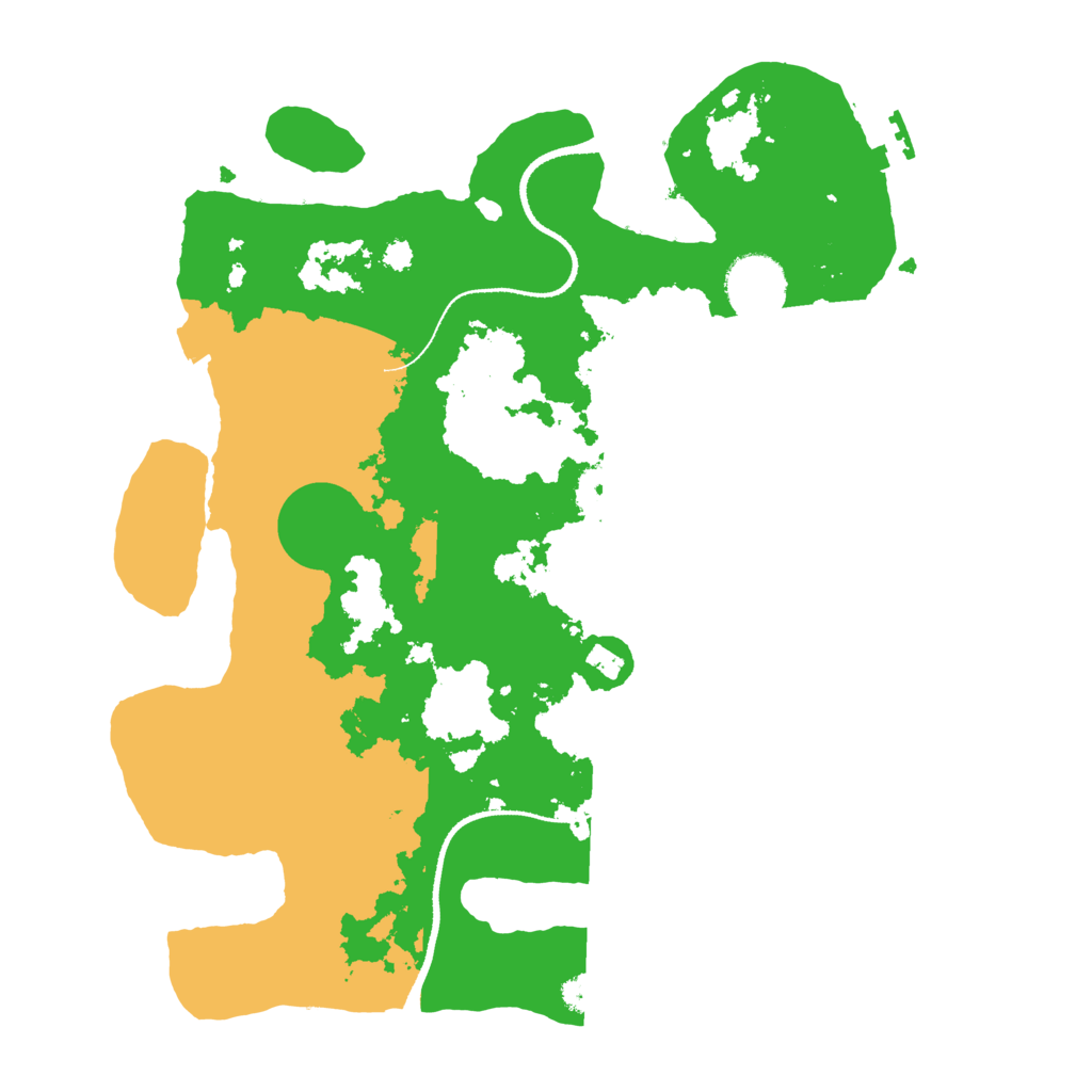 Biome Rust Map: Procedural Map, Size: 3300, Seed: 986757