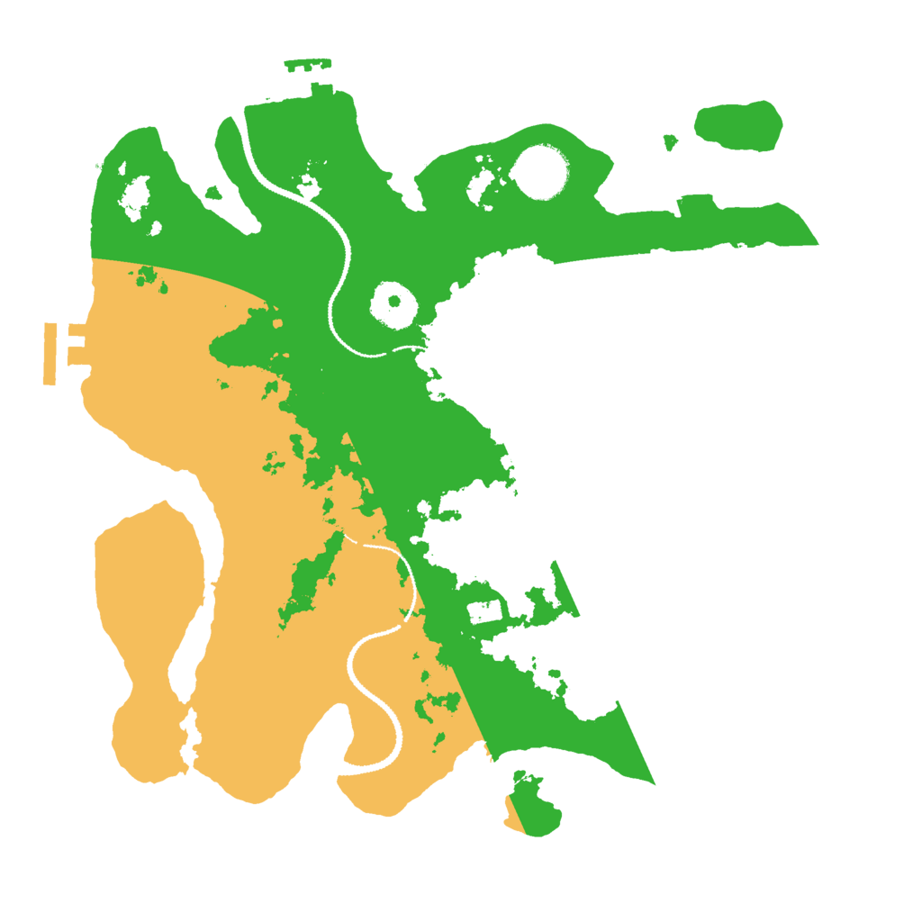 Biome Rust Map: Procedural Map, Size: 3000, Seed: 35261