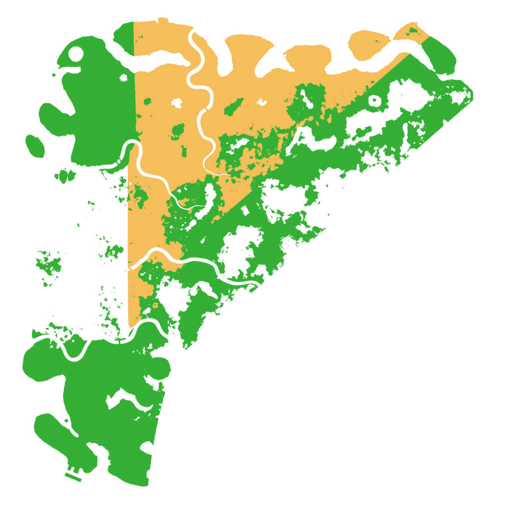 Biome Rust Map: Procedural Map, Size: 6000, Seed: 1977218