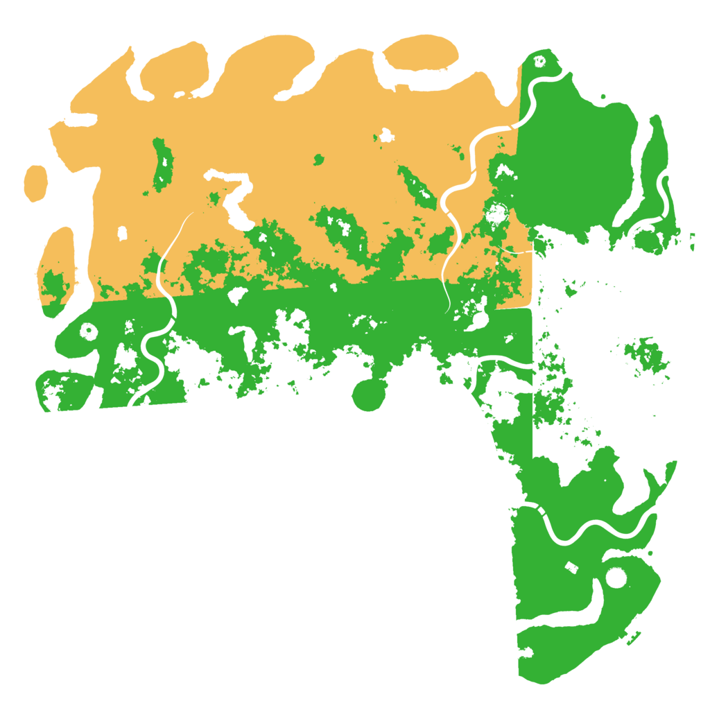 Biome Rust Map: Procedural Map, Size: 6000, Seed: 149546514