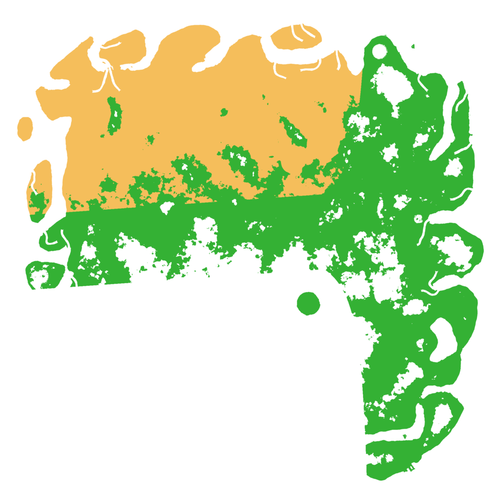 Biome Rust Map: Procedural Map, Size: 6000, Seed: 149546514