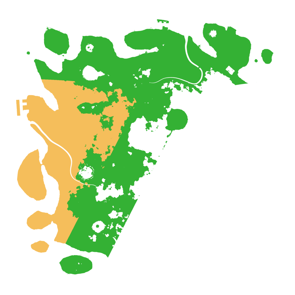 Biome Rust Map: Procedural Map, Size: 3750, Seed: 791463236