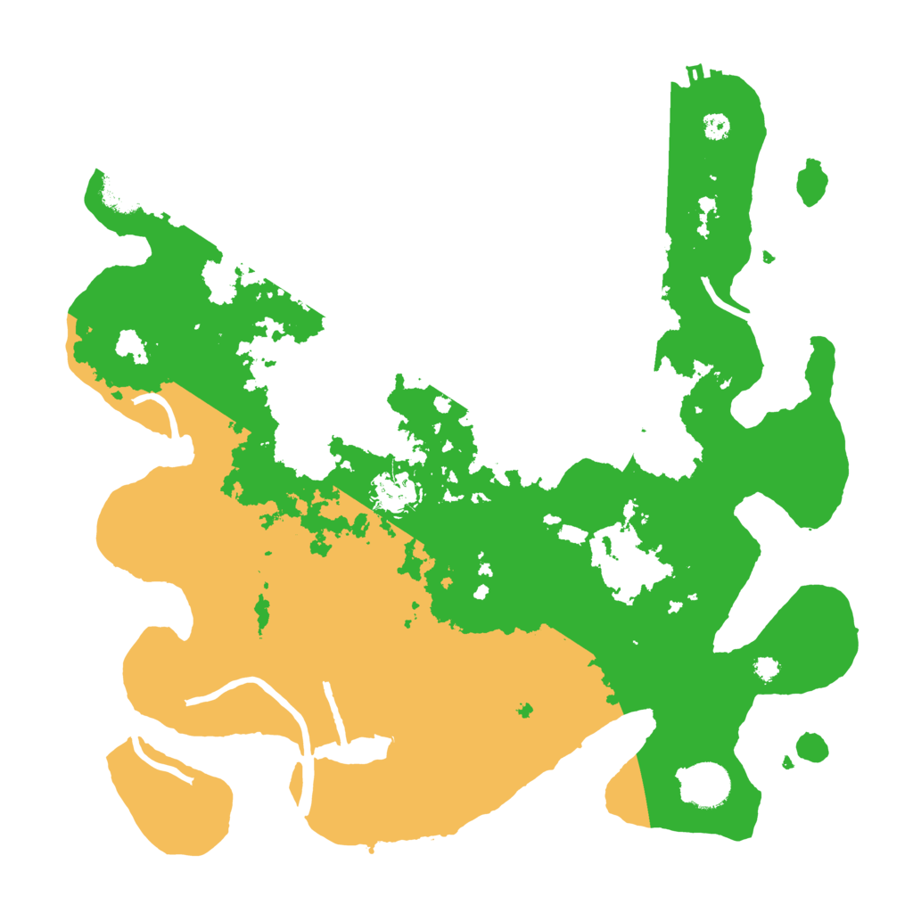 Biome Rust Map: Procedural Map, Size: 3500, Seed: 348585834