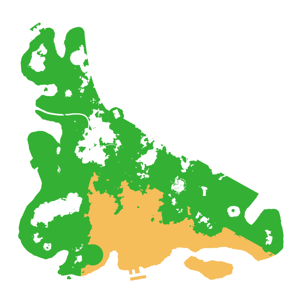 Biome Rust Map: Procedural Map, Size: 3800, Seed: 78057529