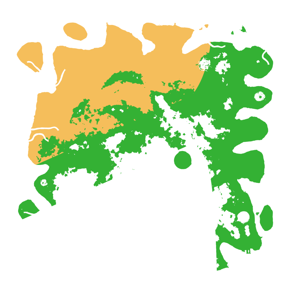 Biome Rust Map: Procedural Map, Size: 4500, Seed: 648244