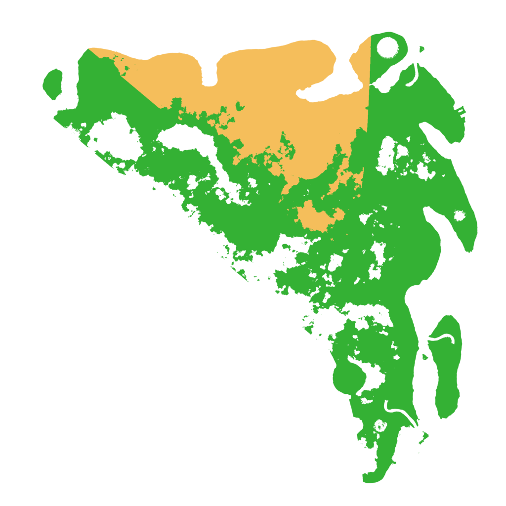 Biome Rust Map: Procedural Map, Size: 4250, Seed: 542799