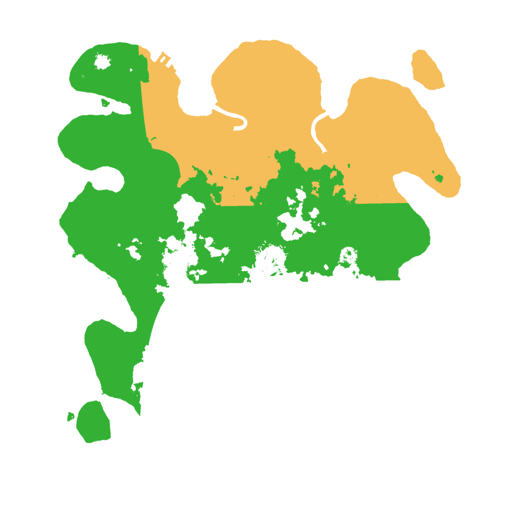 Biome Rust Map: Procedural Map, Size: 3000, Seed: 3242343