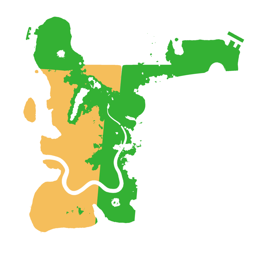 Biome Rust Map: Procedural Map, Size: 3000, Seed: 13762139