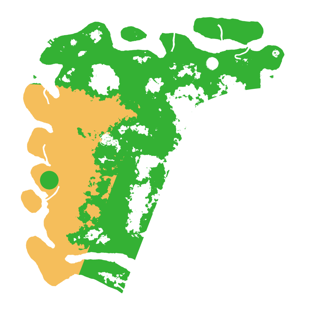Biome Rust Map: Procedural Map, Size: 4500, Seed: 439577532