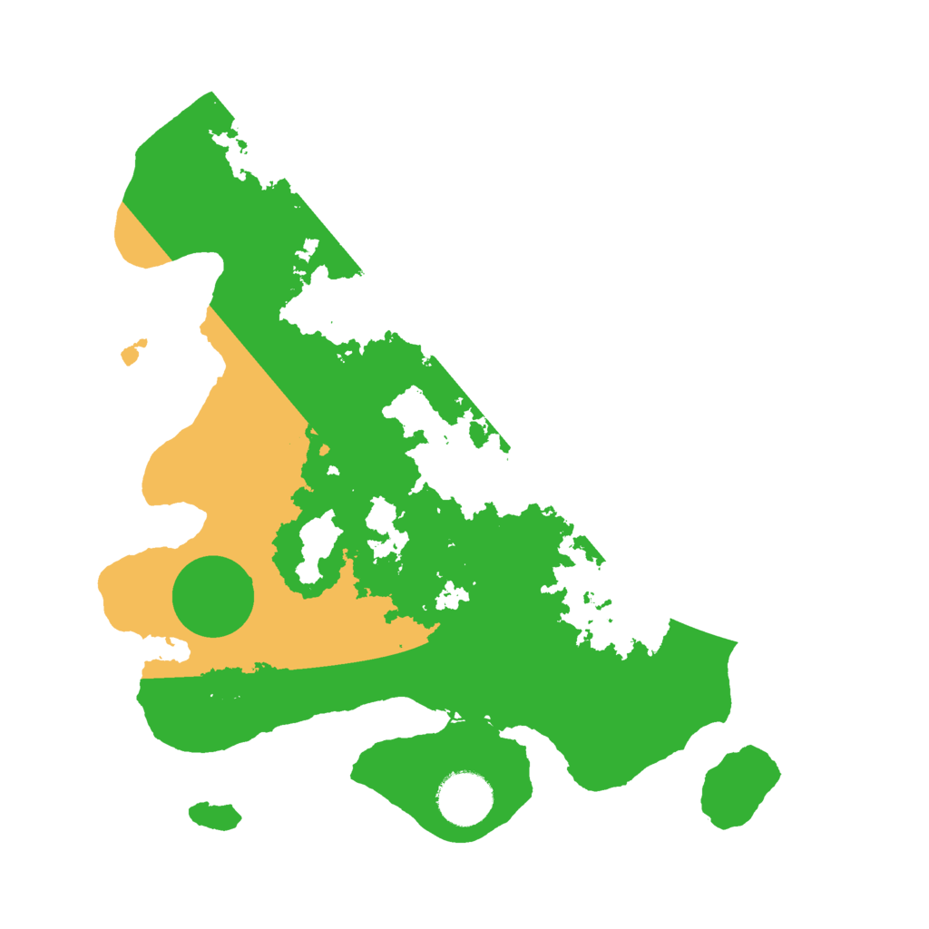 Biome Rust Map: Barren, Size: 3000, Seed: 523452941