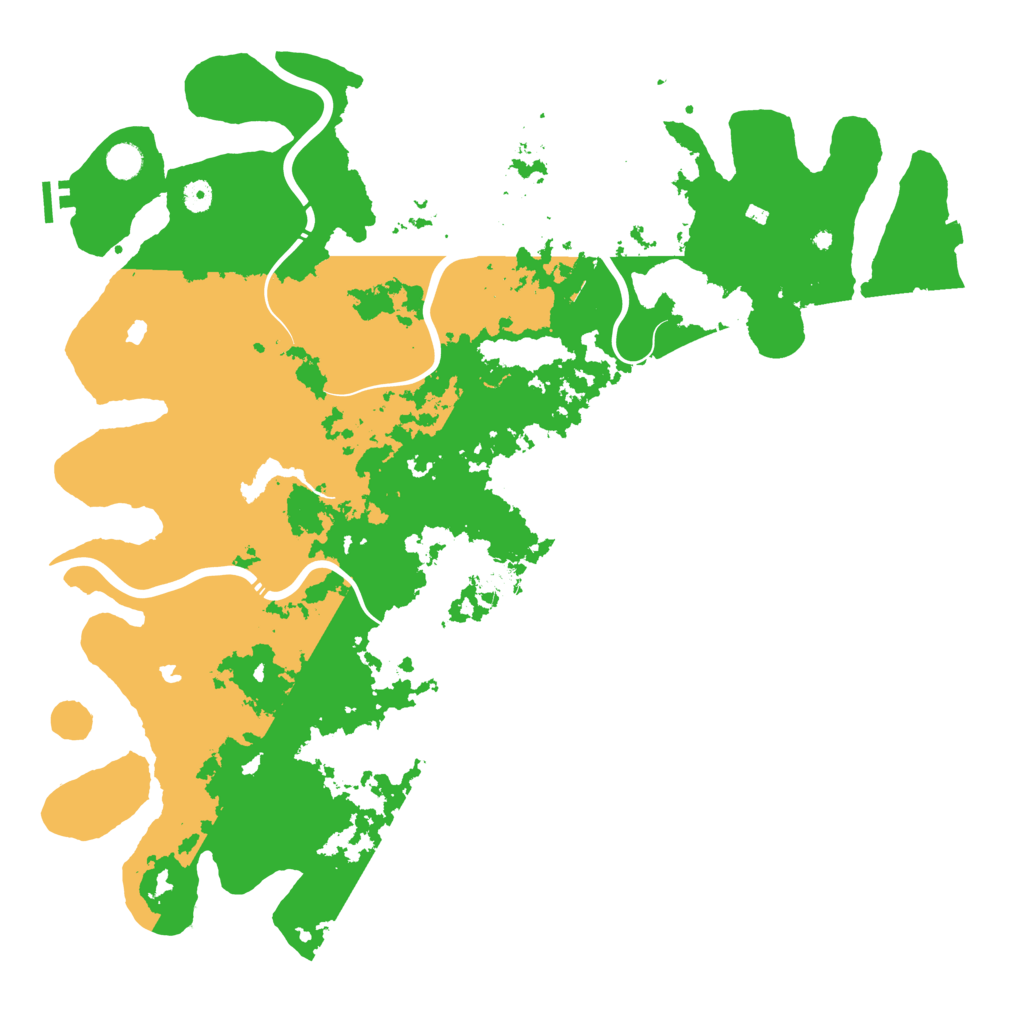 Biome Rust Map: Procedural Map, Size: 5000, Seed: 2147483574