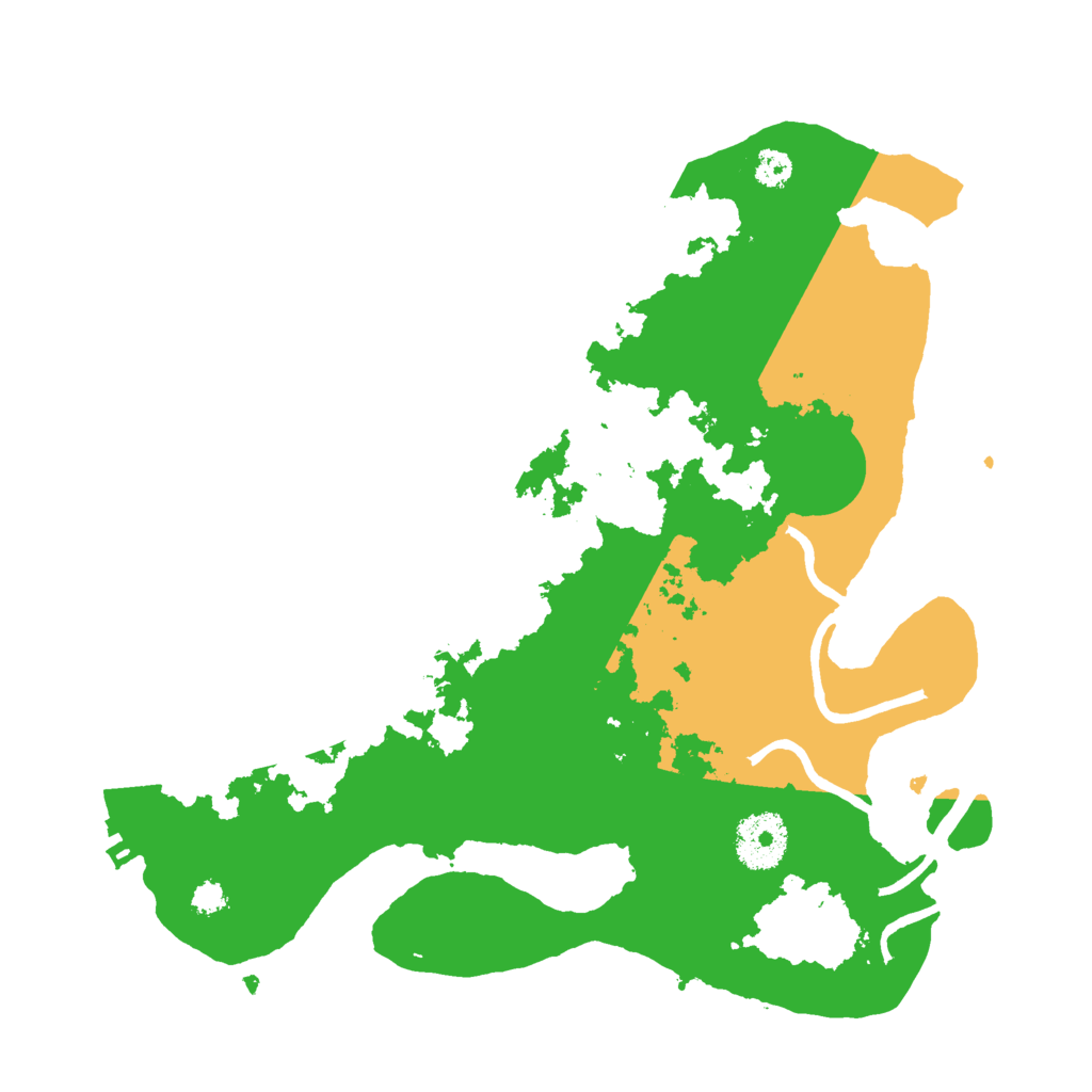 Biome Rust Map: Procedural Map, Size: 3000, Seed: 6754