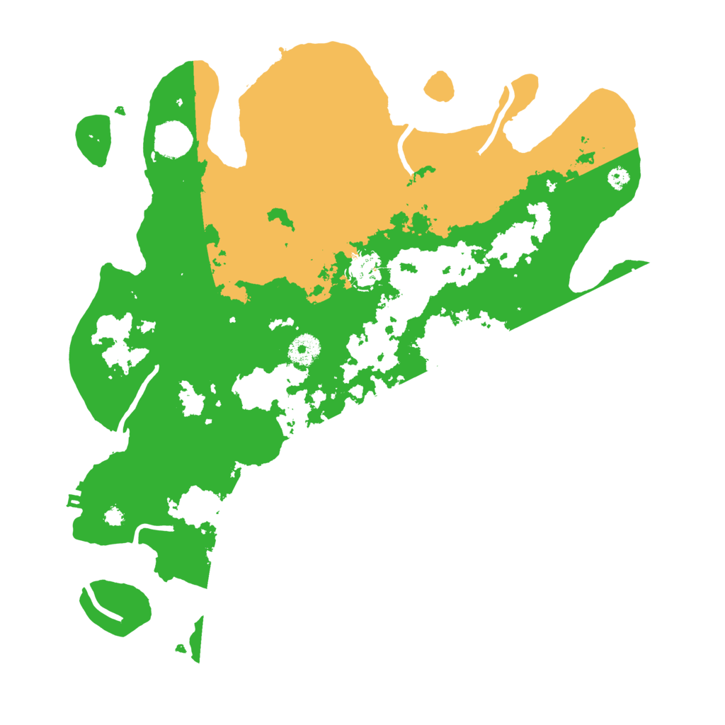 Biome Rust Map: Procedural Map, Size: 3500, Seed: 152423013