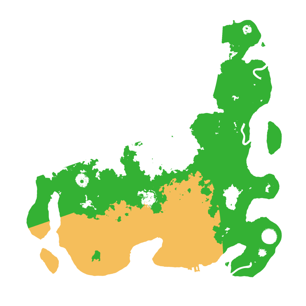 Biome Rust Map: Procedural Map, Size: 3500, Seed: 911212313