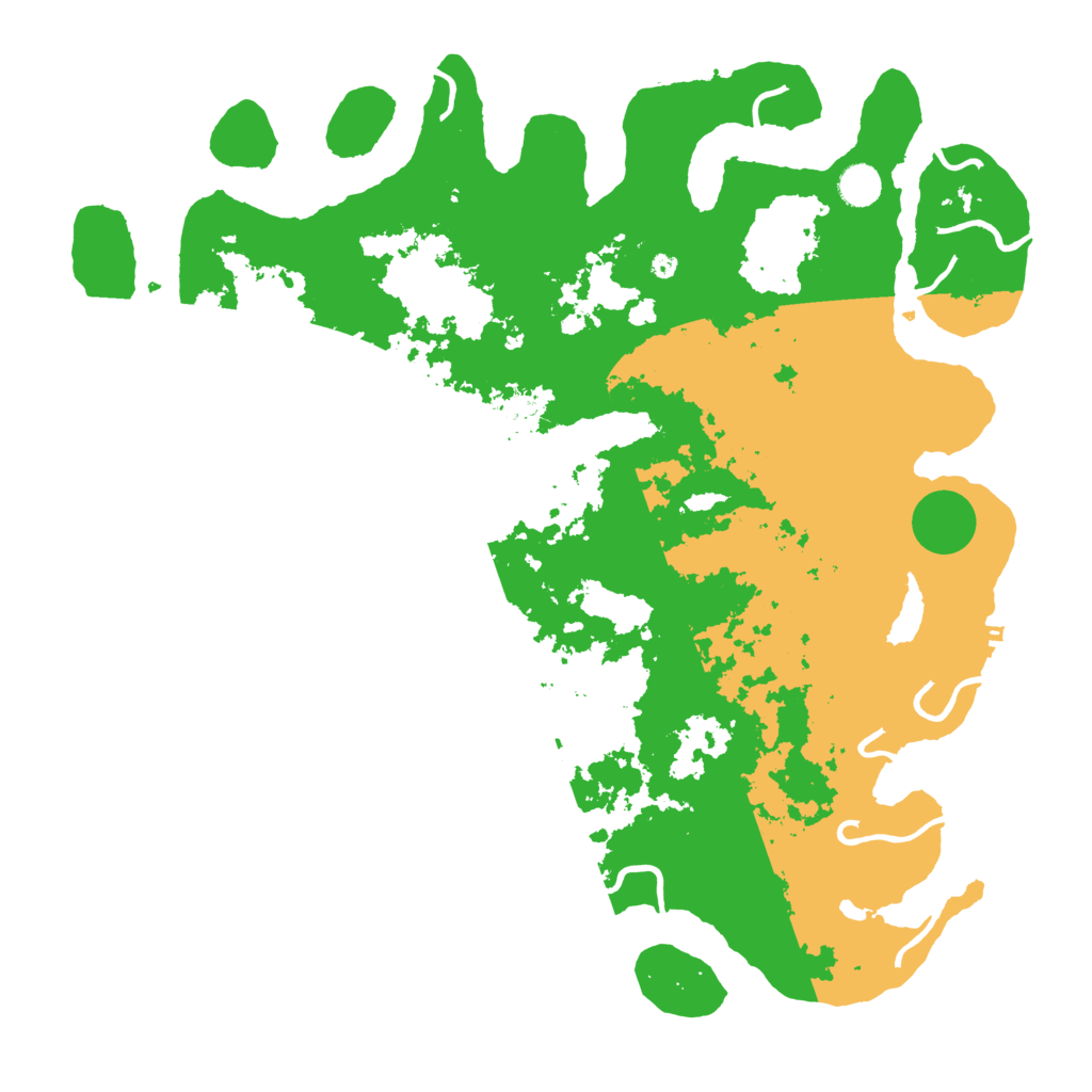 Biome Rust Map: Procedural Map, Size: 4500, Seed: 1021766255