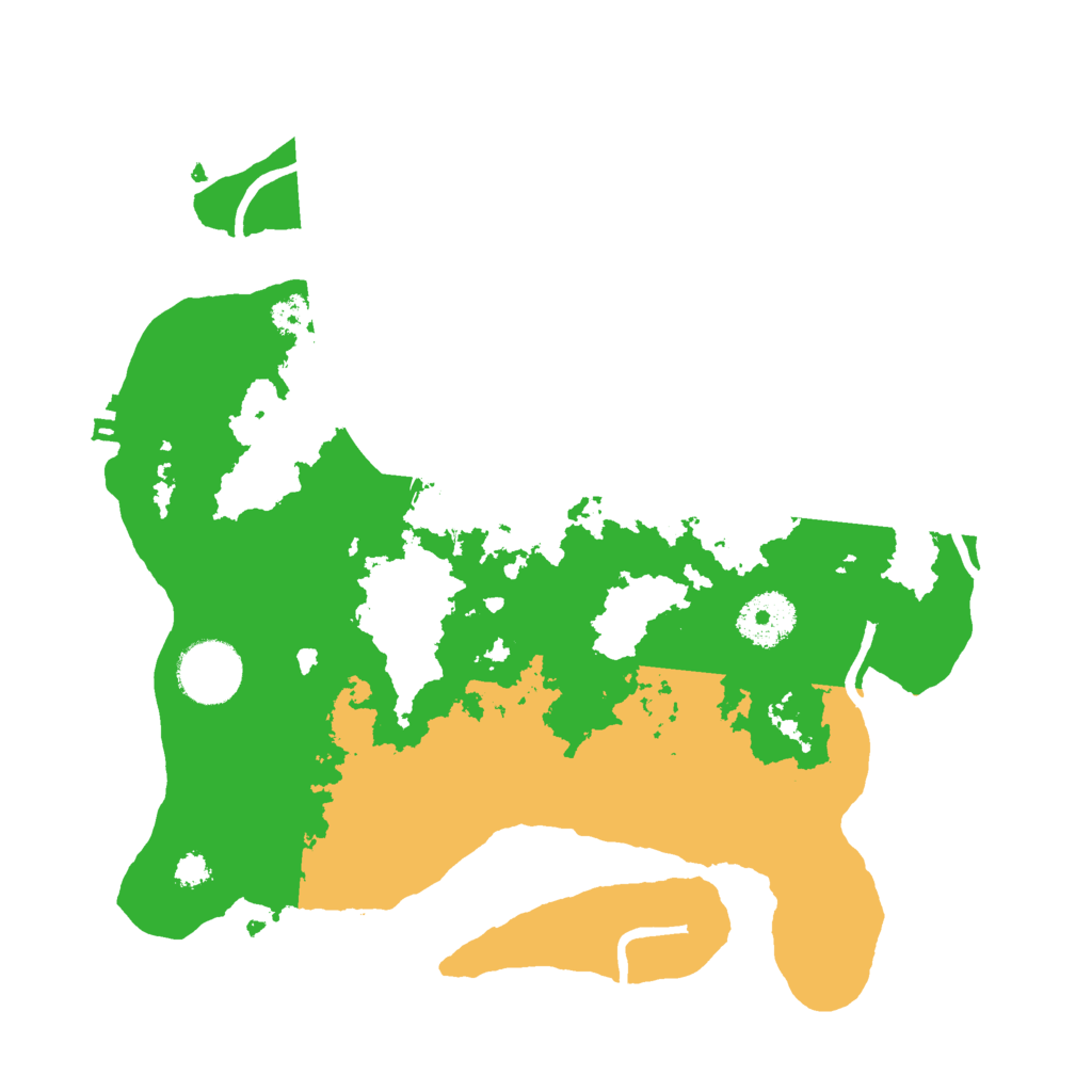 Biome Rust Map: Procedural Map, Size: 3000, Seed: 152