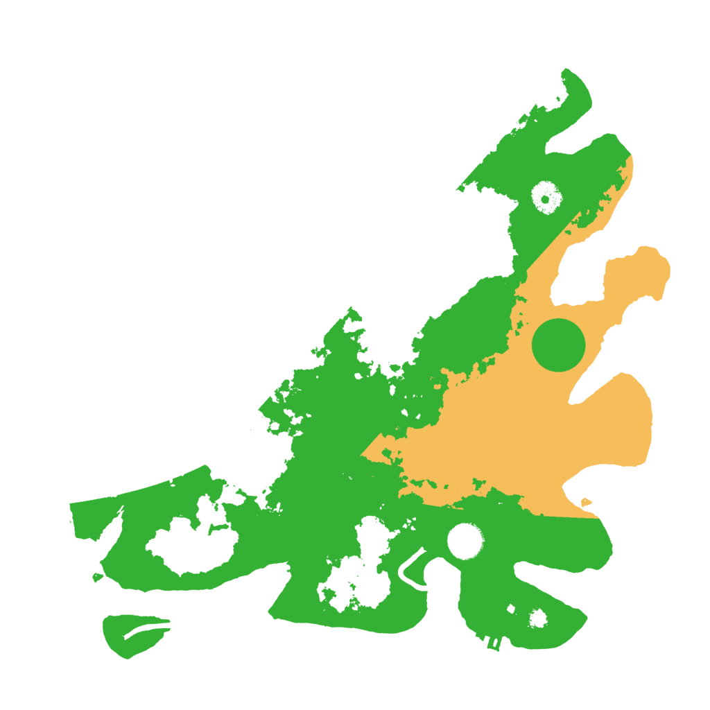 Biome Rust Map: Procedural Map, Size: 3500, Seed: 215519718