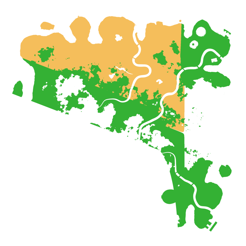 Biome Rust Map: Procedural Map, Size: 4500, Seed: 8124