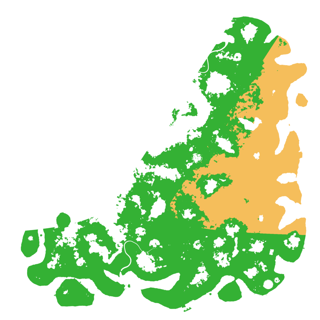 Biome Rust Map: Procedural Map, Size: 6000, Seed: 32345