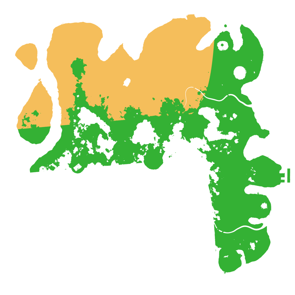 Biome Rust Map: Procedural Map, Size: 4250, Seed: 6226