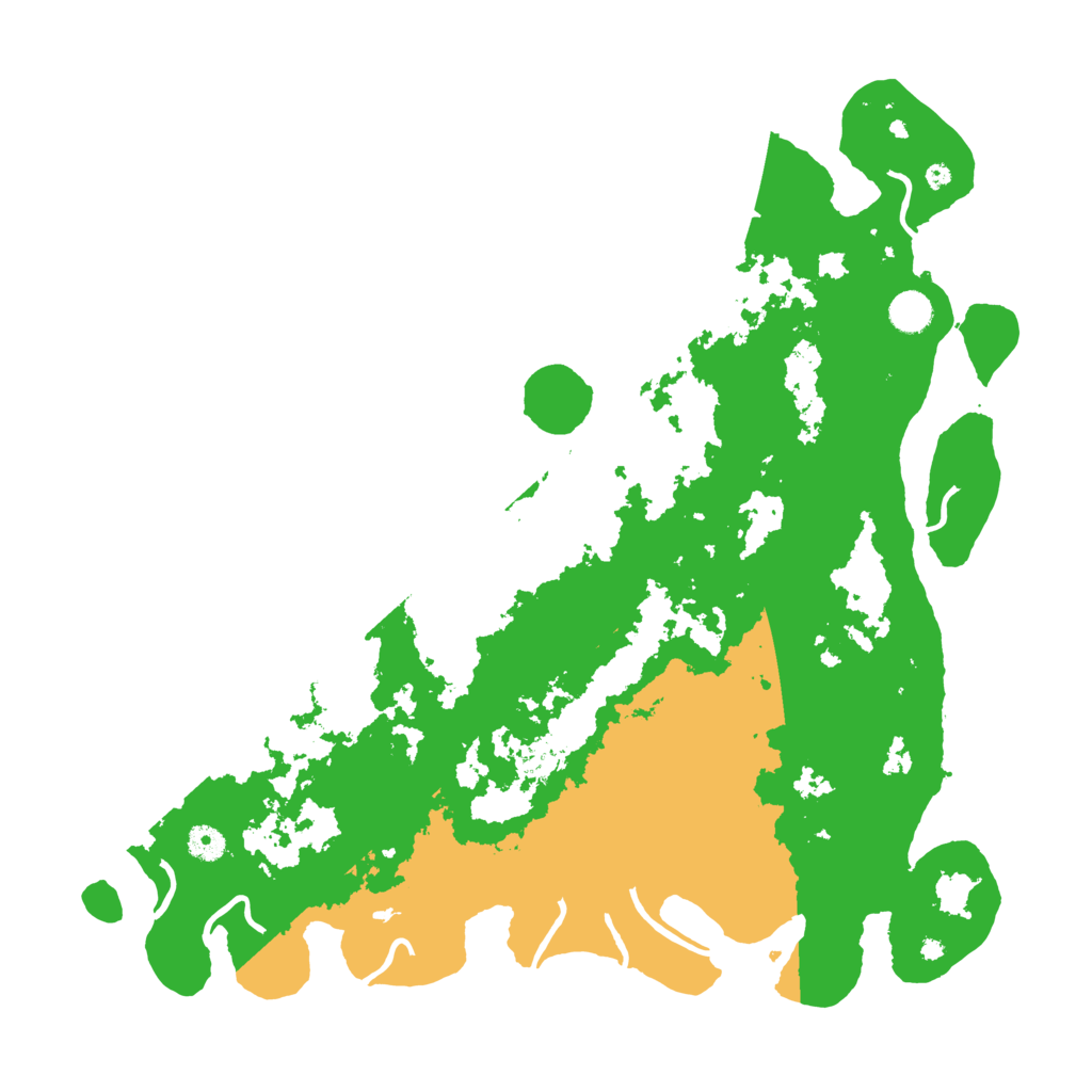 Biome Rust Map: Procedural Map, Size: 4500, Seed: 37564