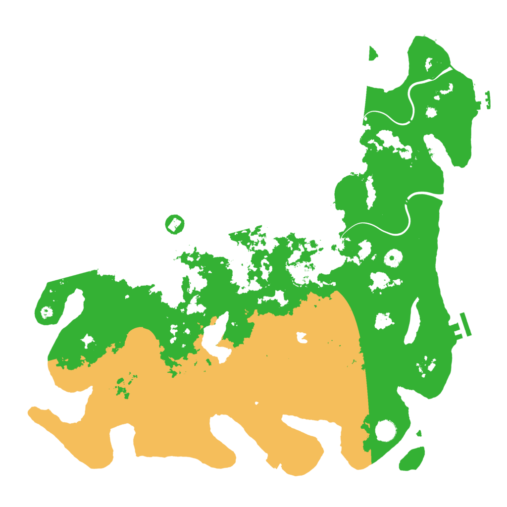 Biome Rust Map: Procedural Map, Size: 4250, Seed: 360933049