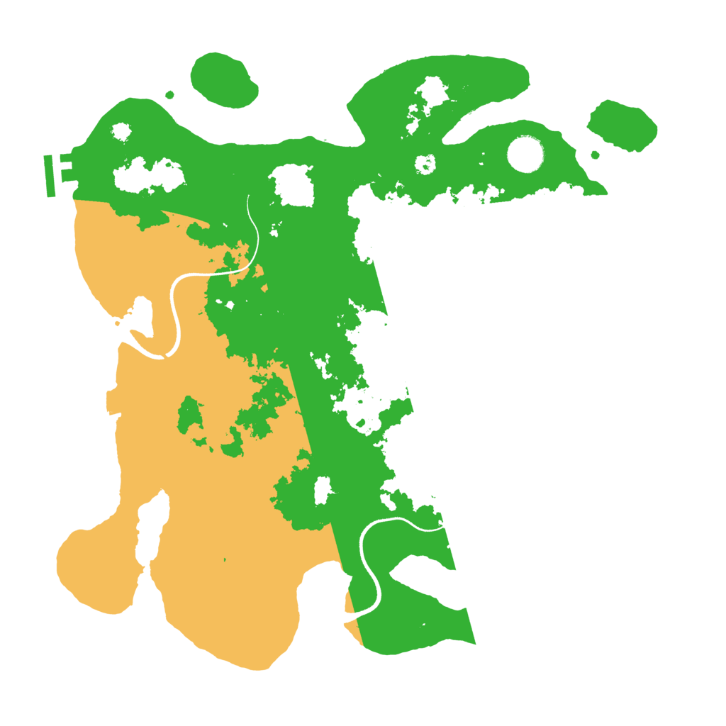 Biome Rust Map: Procedural Map, Size: 3500, Seed: 123124124