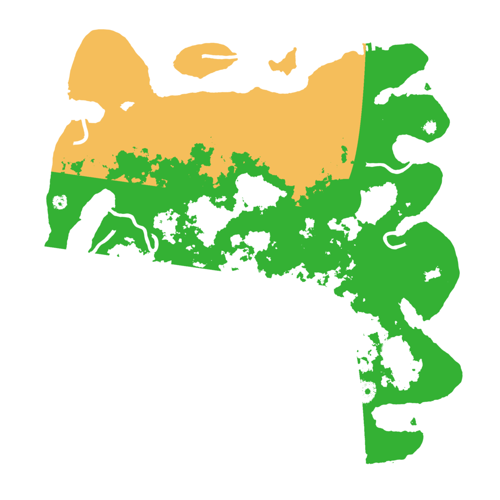 Biome Rust Map: Procedural Map, Size: 3500, Seed: 4344