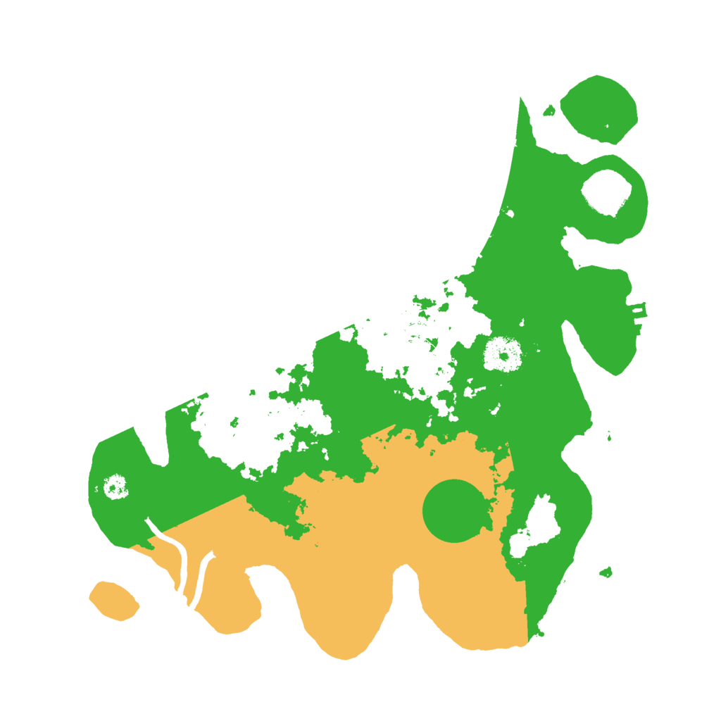 Biome Rust Map: Procedural Map, Size: 3000, Seed: 21379