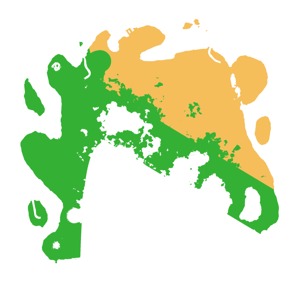 Biome Rust Map: Procedural Map, Size: 3600, Seed: 1582684