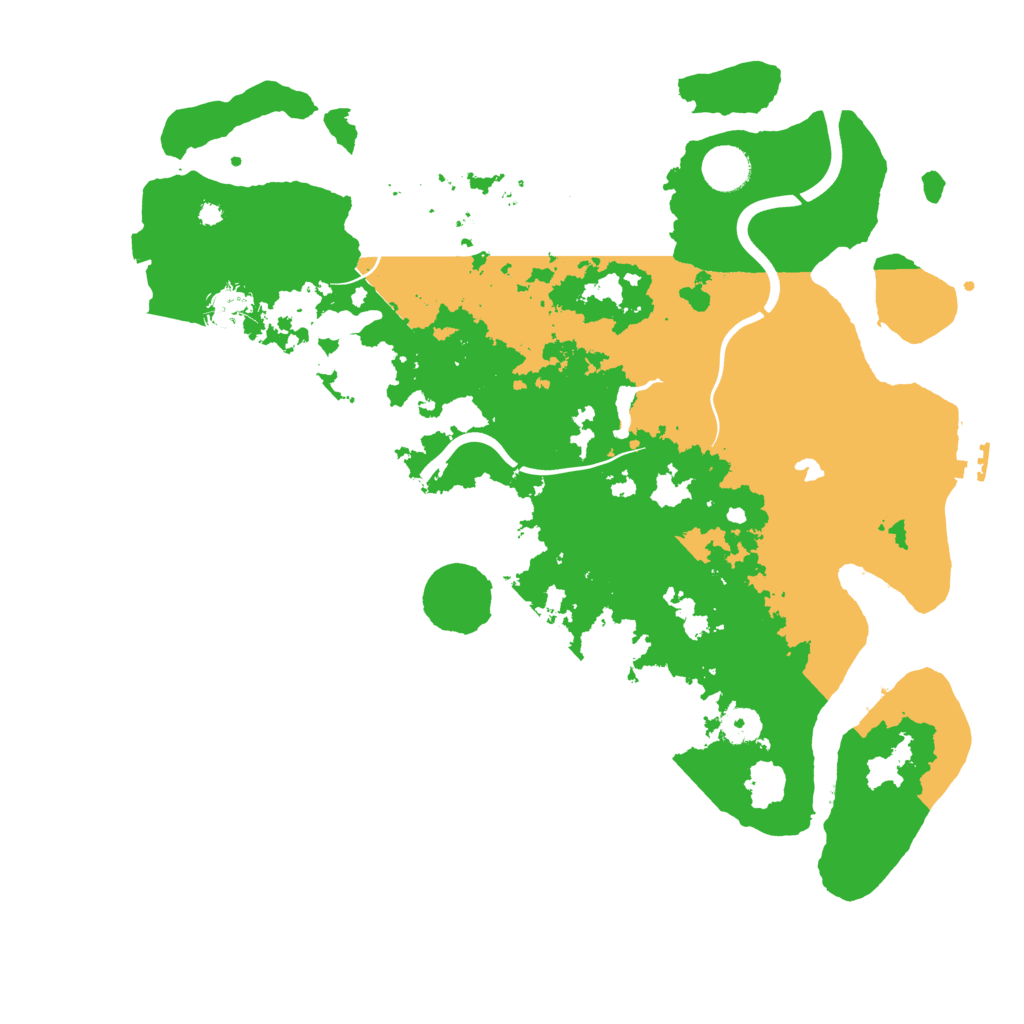 Biome Rust Map: Procedural Map, Size: 4000, Seed: 1980228237