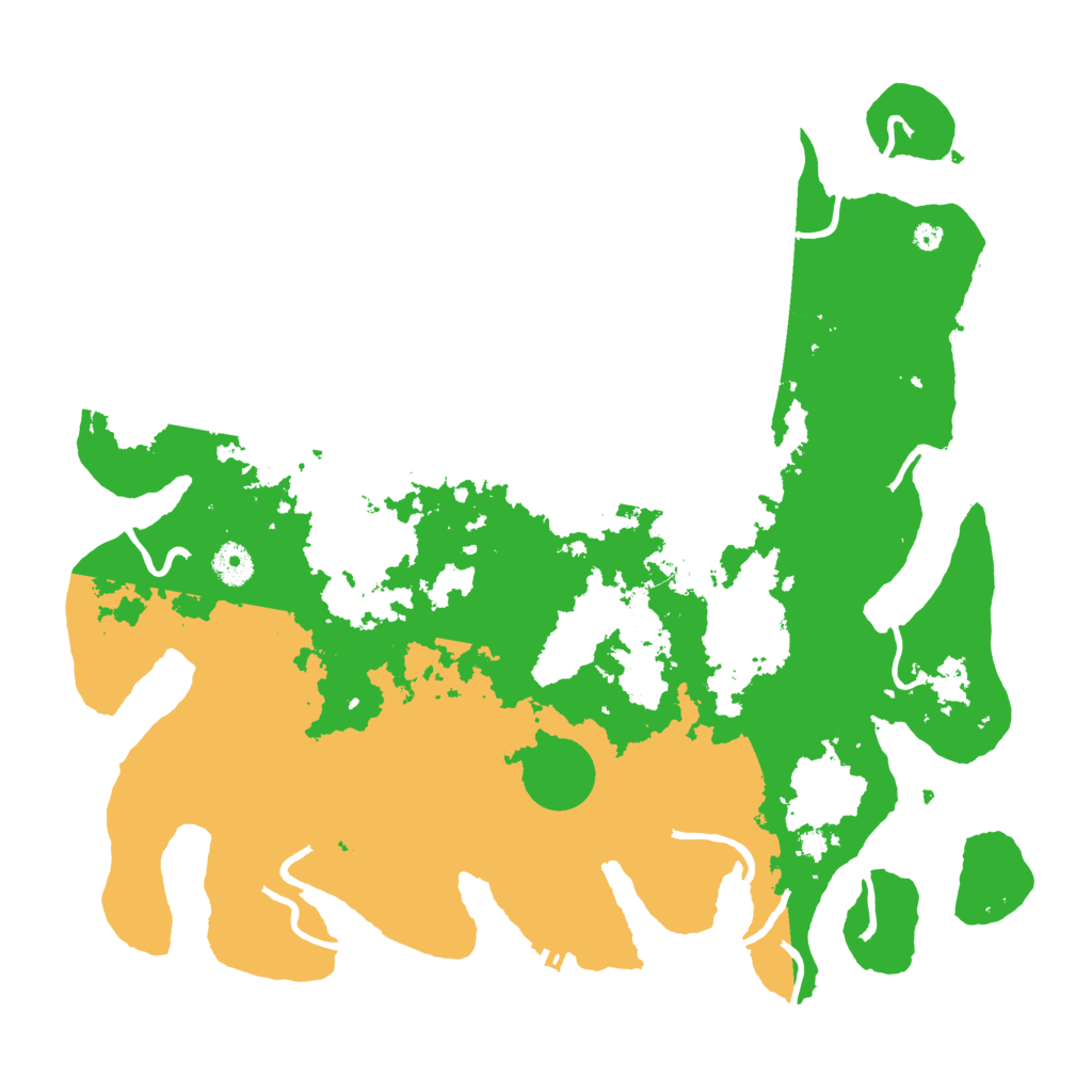 Biome Rust Map: Procedural Map, Size: 4000, Seed: 50100