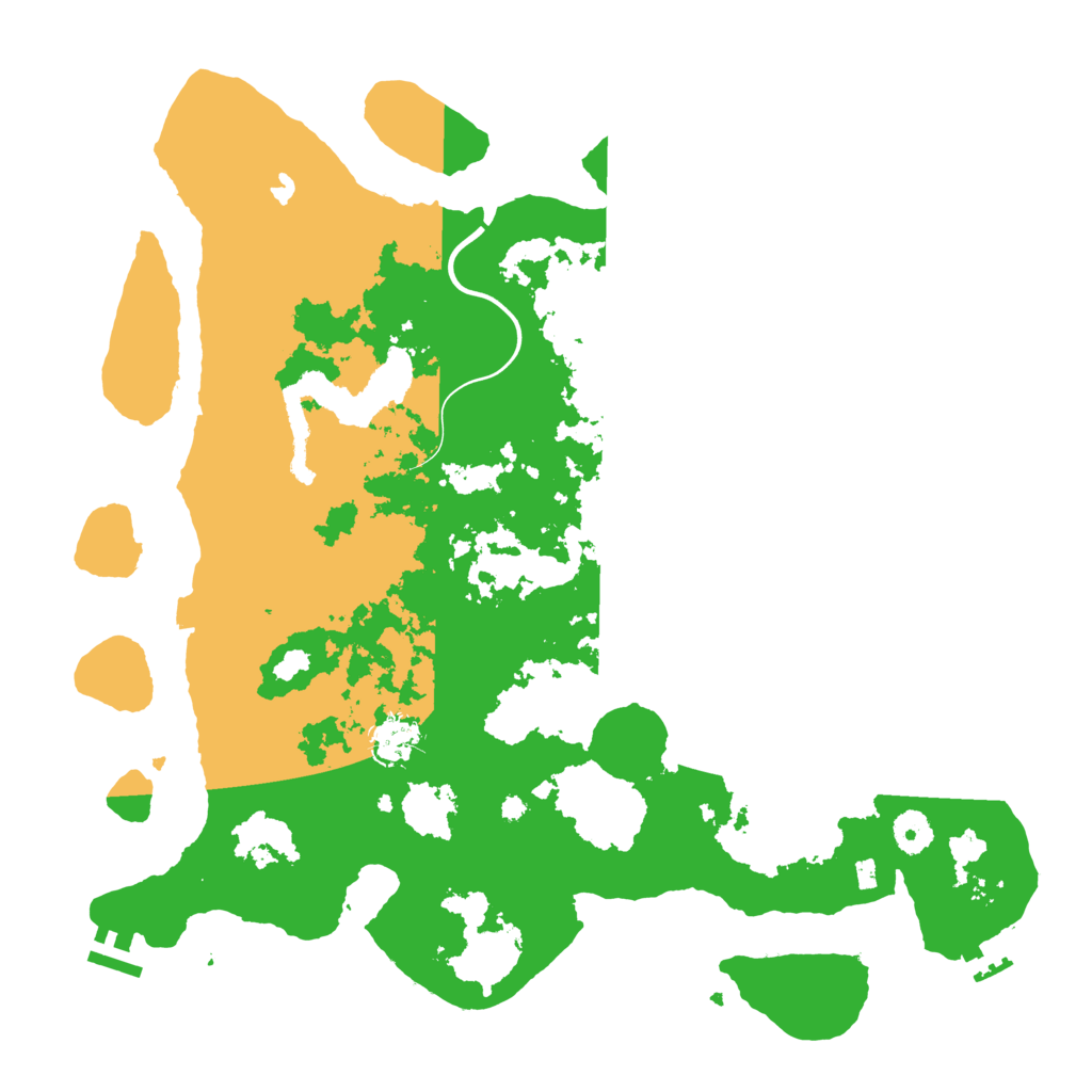 Biome Rust Map: Procedural Map, Size: 4000, Seed: 1364390296