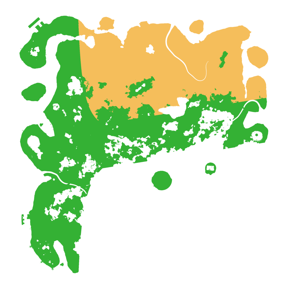 Biome Rust Map: Procedural Map, Size: 4250, Seed: 4079