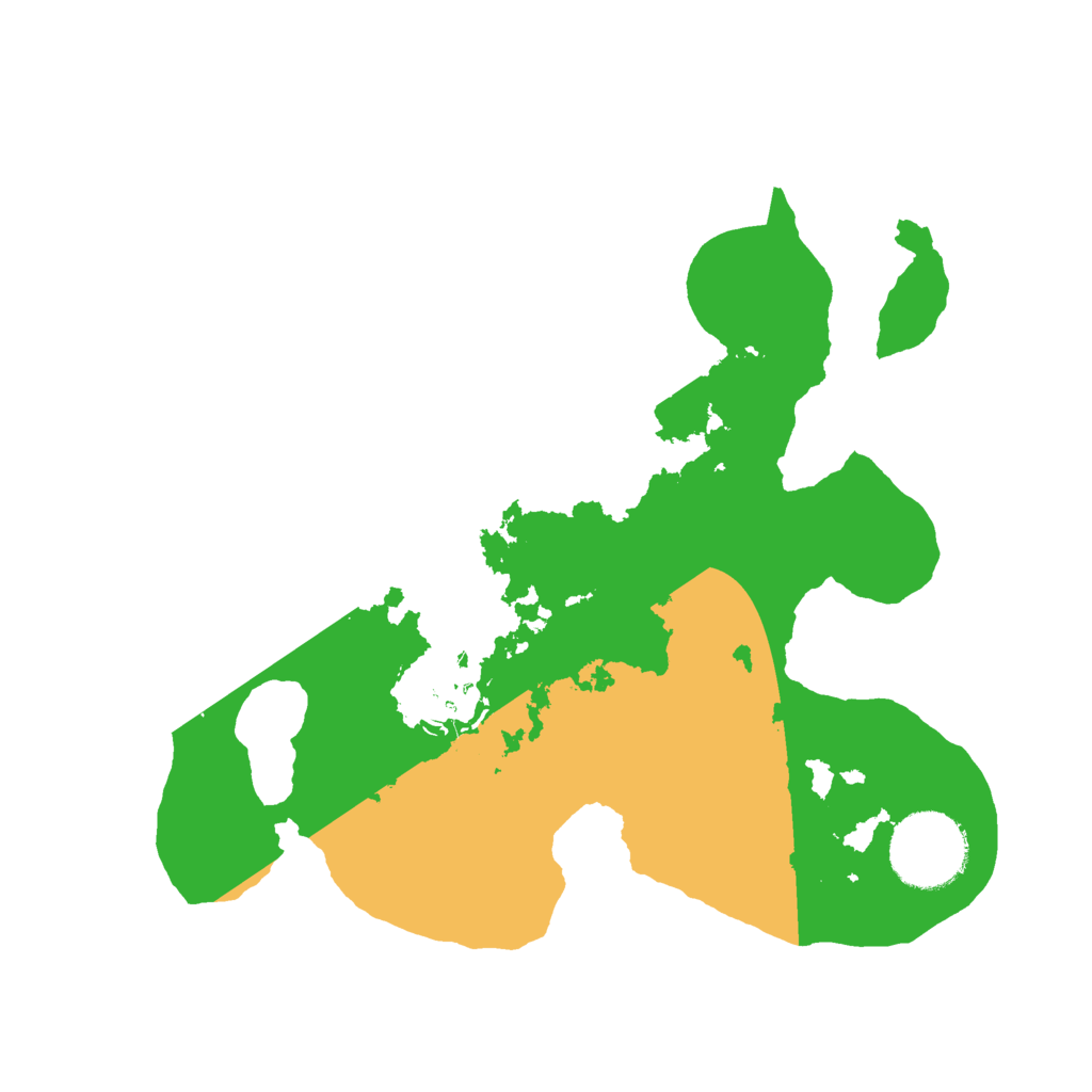 Biome Rust Map: Barren, Size: 2500, Seed: 2017