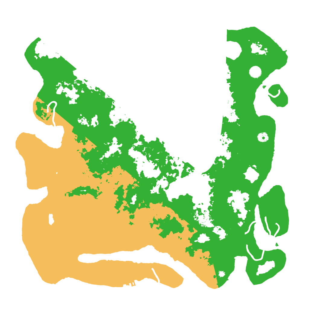 Biome Rust Map: Procedural Map, Size: 4500, Seed: 239302449