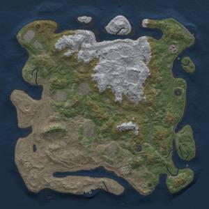 Thumbnail Rust Map: Procedural Map, Size: 4500, Seed: 239302449, 18 Monuments