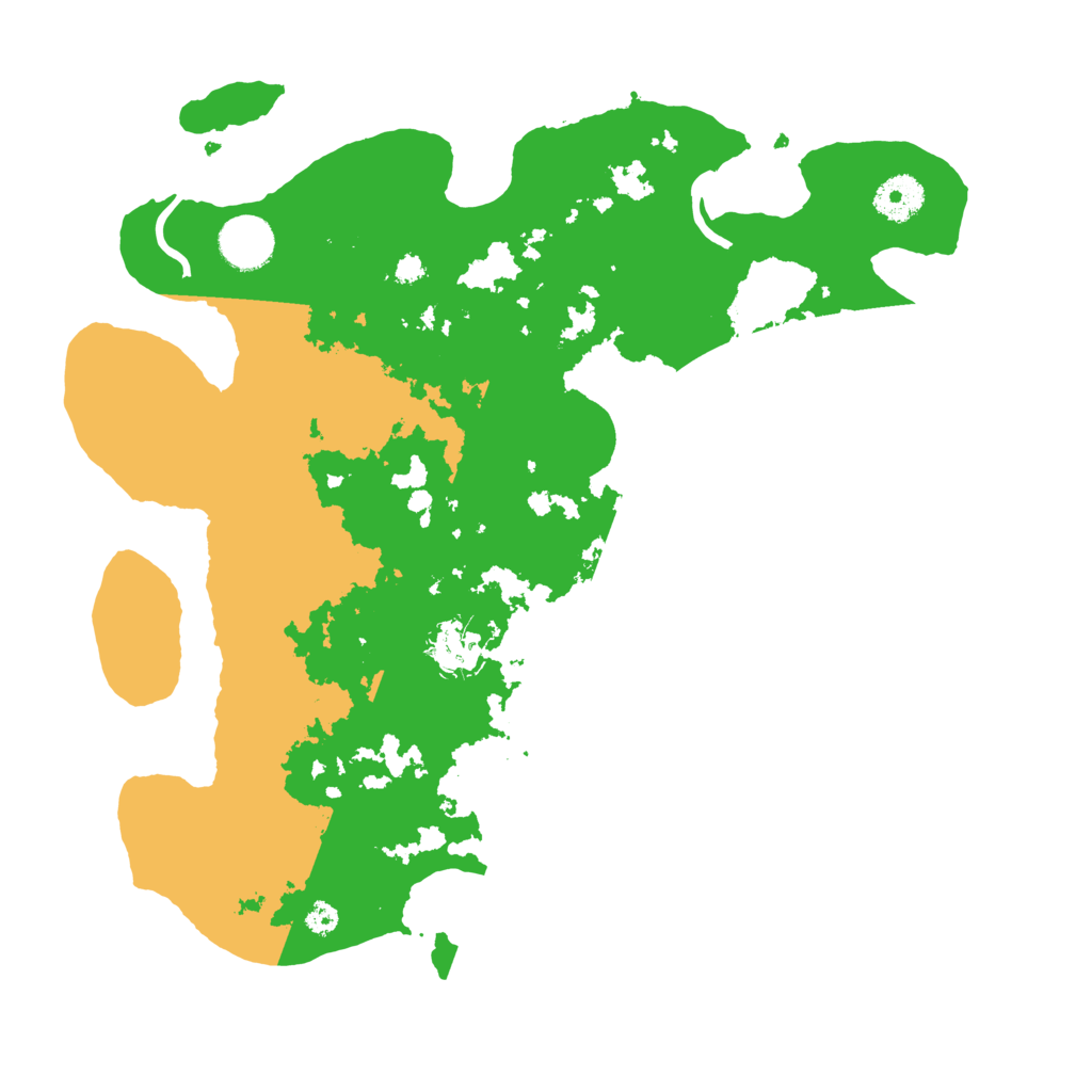 Biome Rust Map: Procedural Map, Size: 3500, Seed: 40992625