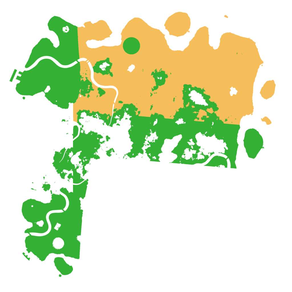 Biome Rust Map: Procedural Map, Size: 4500, Seed: 331477931
