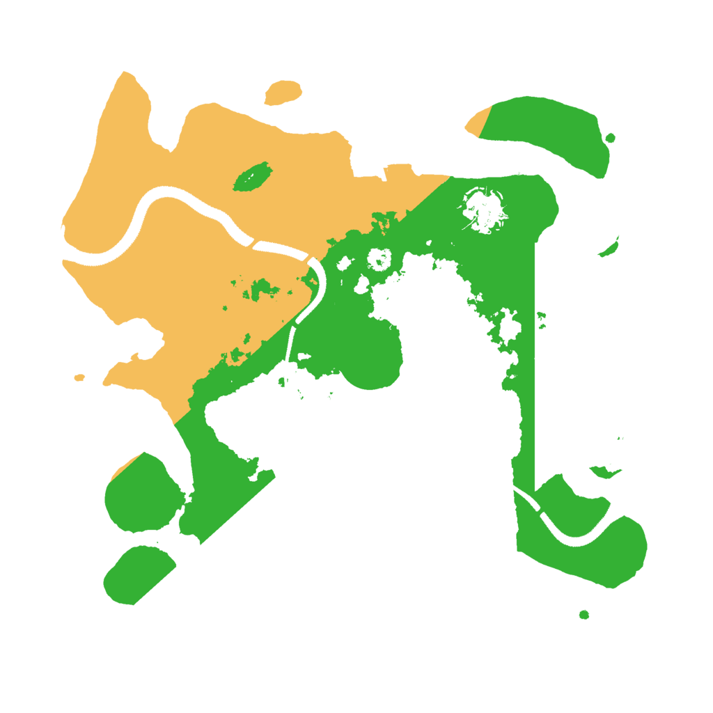 Biome Rust Map: Procedural Map, Size: 3000, Seed: 319000