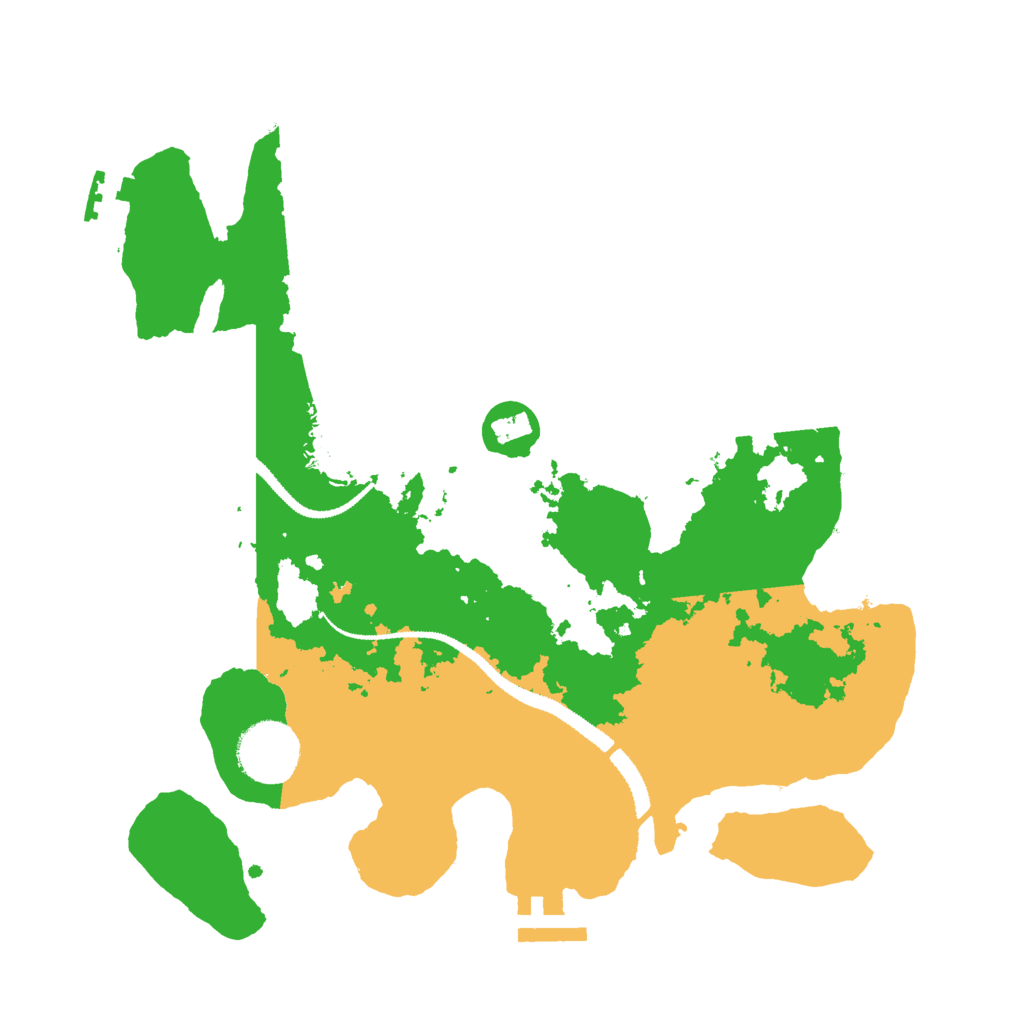 Biome Rust Map: Procedural Map, Size: 3000, Seed: 2647531